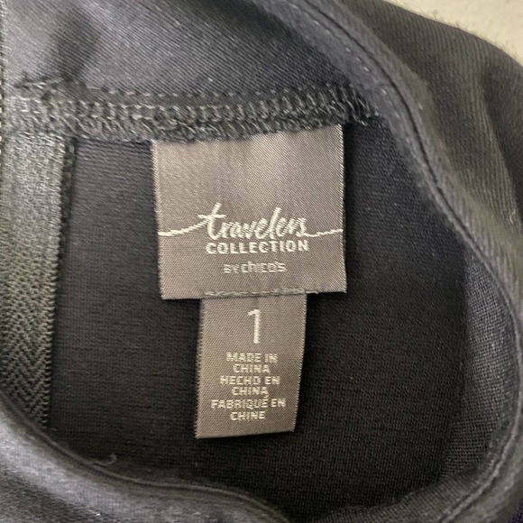 Travelers Collection By Chico’s Women’s Multicolor Swirl Pattern Dress Size 1. - Picture 5 of 10